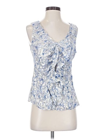 Elie Tahari Sleeveless Silk Top (view 1)
