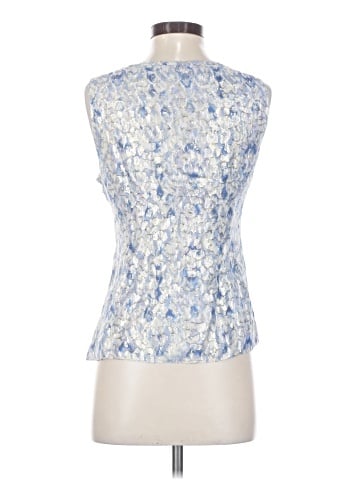 Elie Tahari Sleeveless Silk Top (view 2)