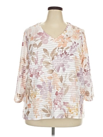 Alfred Dunner 3/4 Sleeve Blouse (view 1)