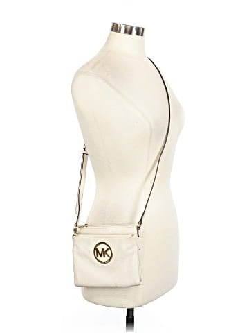 MICHAEL Michael Kors Leather Crossbody Bag (view 2)