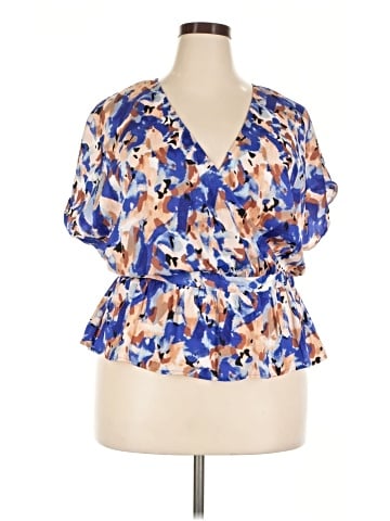 Nine West Short Sleeve Blouse (view 1)