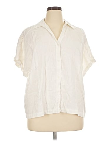 Jones New York Short Sleeve Blouse (view 1)