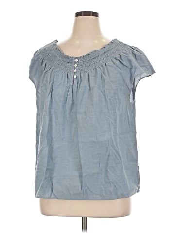 Talbots Outlet Short Sleeve Blouse (view 1)