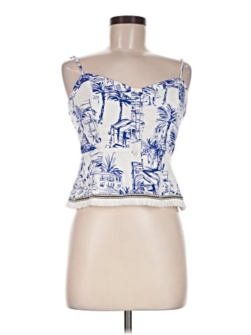 Aqua Sleeveless Blouse (view 1)