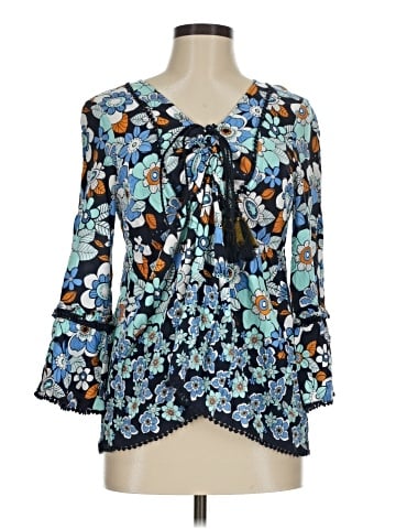 Crown & Ivy 3/4 Sleeve Blouse (view 1)