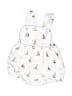 Assorted Brands 100% Cotton White Overalls Size Newborn - photo 1
