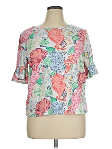 Kim Rogers Short Sleeve Blouse (view 1)
