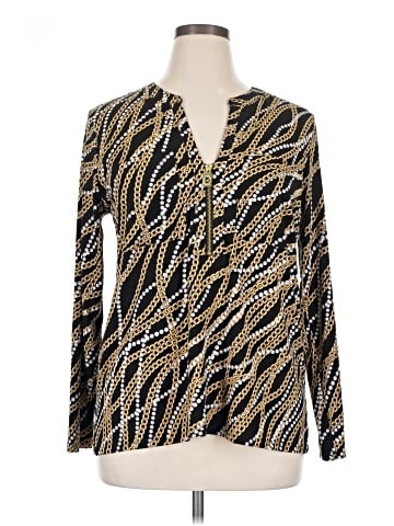 MICHAEL Michael Kors Long Sleeve Blouse (view 1)
