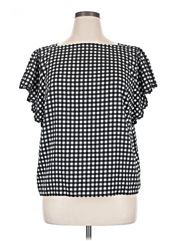 Ann Taylor Short Sleeve Blouse (view 1)