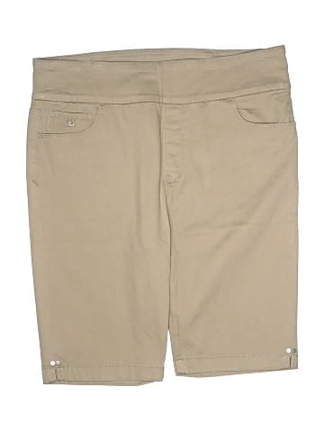 Gloria Vanderbilt Khaki Shorts (view 1)