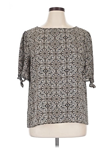 Ann Taylor Factory Short Sleeve Blouse (view 1)