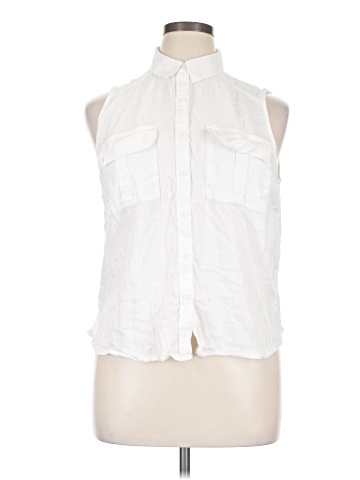 SO Sleeveless Button-Down Shirt (view 1)