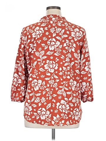 Croft & Barrow 3/4 Sleeve Blouse (view 2)