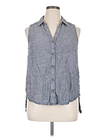 Zac & Rachel Sleeveless Button-Down Shirt (view 1)