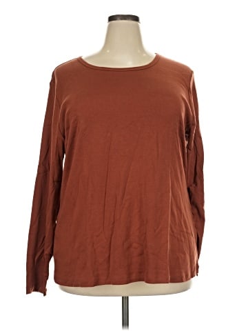 St. John's Bay Long Sleeve Top (view 1)