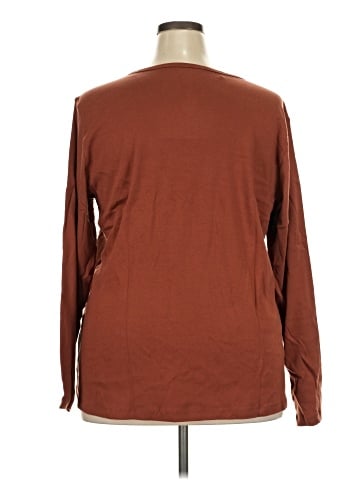 St. John's Bay Long Sleeve Top (view 2)