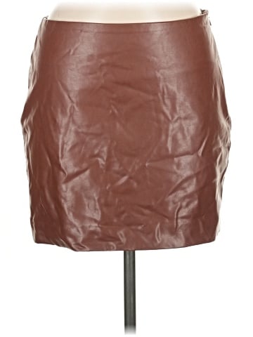 Express Faux Leather Skirt (view 1)