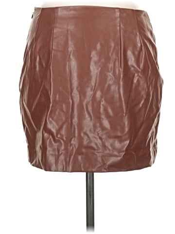 Express Faux Leather Skirt (view 2)