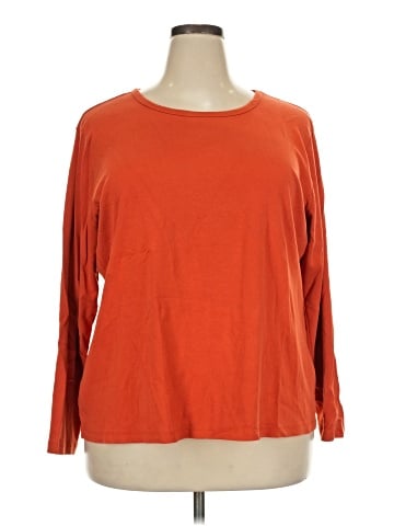 St. John's Bay Long Sleeve Top (view 1)