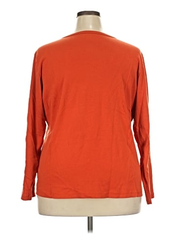 St. John's Bay Long Sleeve Top (view 2)