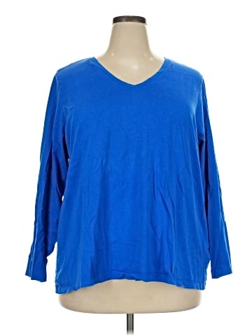 Lands' End 3/4 Sleeve Top (view 1)