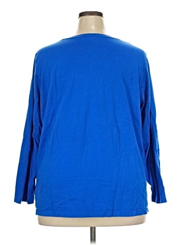 Lands' End 3/4 Sleeve Top (view 2)