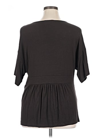 Jones New York Signature Short Sleeve Blouse (view 2)