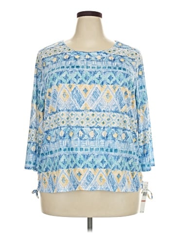 Alfred Dunner 3/4 Sleeve Blouse (view 1)