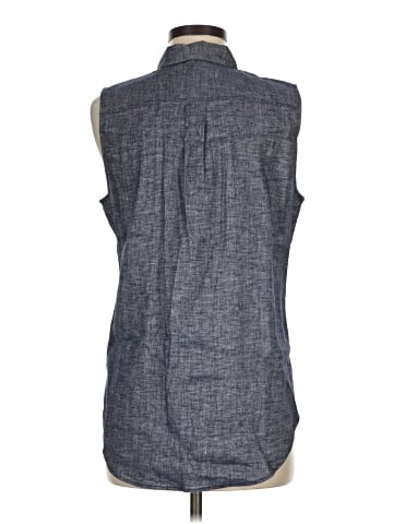 Theory Sleeveless Button-Down Shirt (view 2)