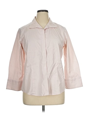 Chico's 3/4 Sleeve Button-Down Shirt (view 1)