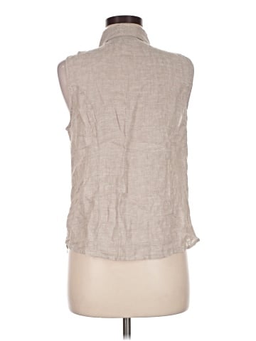 Tahari Sleeveless Button-Down Shirt (view 2)