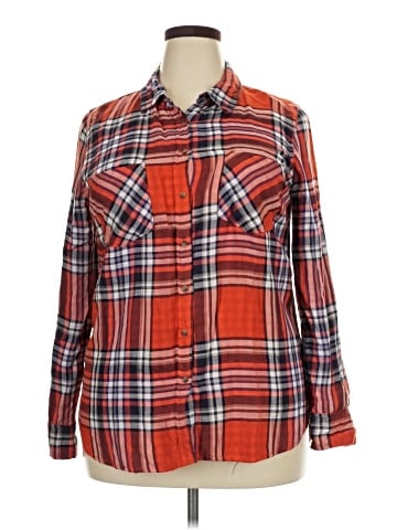 Merona Long Sleeve Button-Down Shirt (view 1)