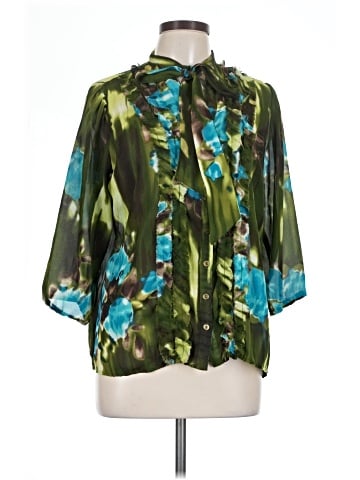 NY Collection 3/4 Sleeve Blouse (view 1)