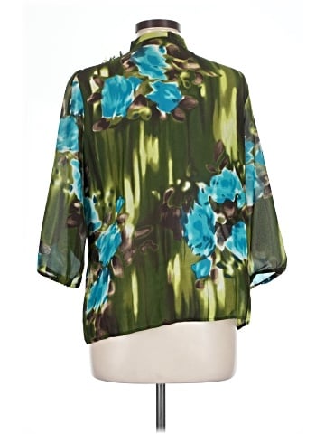 NY Collection 3/4 Sleeve Blouse (view 2)