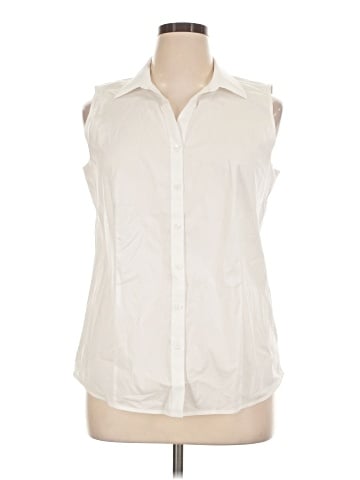 Talbots Sleeveless Button-Down Shirt (view 1)