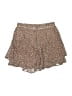 Unbranded 100% Polyester Animal Print Brown Skort Size L - photo 1