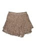 Unbranded 100% Polyester Animal Print Brown Skort Size L - photo 2