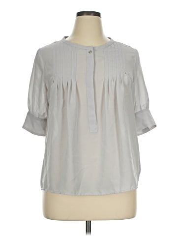 Worthington Short Sleeve Blouse (view 1)