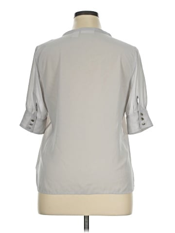 Worthington Short Sleeve Blouse (view 2)