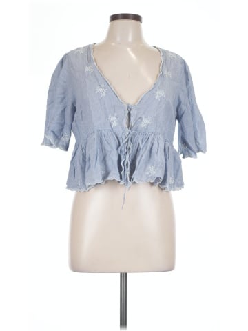 American Eagle Outfitters Short Sleeve Blouse (view 1)