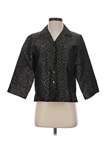 Chico's Design 3/4 Sleeve Button-Down Shirt (view 1)