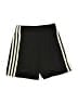 Adidas 100% Polyester Stripes Black Athletic Shorts Size 9 - 10 - photo 1