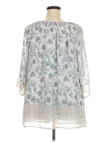 Black Rainn 3/4 Sleeve Blouse (view 2)