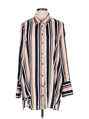 Zara Long Sleeve Button-Down Shirt (view 1)