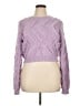 Milly 100% Polyester Purple Pullover Sweater Size XL - photo 1