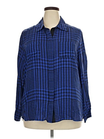 Foxcroft Long Sleeve Button-Down Shirt (view 1)