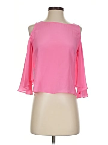 Bailey 44 3/4 Sleeve Silk Top (view 1)