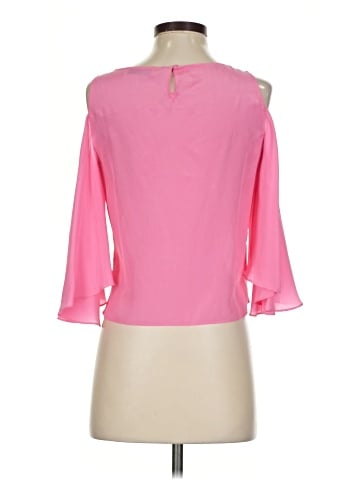Bailey 44 3/4 Sleeve Silk Top (view 2)