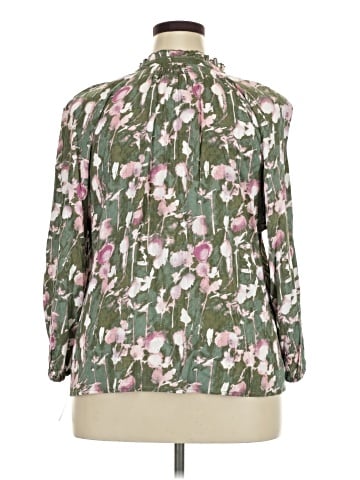 Caslon 3/4 Sleeve Blouse (view 2)