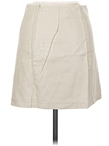 Alya Faux Leather Skirt (view 2)